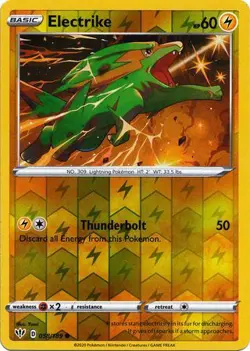 Pokemon TCG Darkness Ablaze - Electrike 058/189 (Reverse Holo) - Image 1
