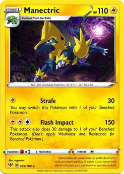 Pokemon TCG Darkness Ablaze - Manectric 059/189 - Image 1