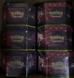 Pokemon Mega Moonlit Tin Sealed Case Gengar Clefable ex 6 tins - Image 3