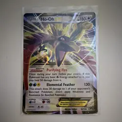 Pokemon TCG Ho-Oh EX Breakpoint 92/122 Ultra Rare Basic 180 HP Holo - Image 1