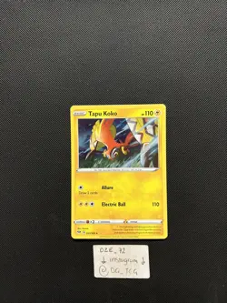 Pokemon Darkness Ablaze - Tapu Koko - 061/189 - Holo Rare - M/NM - Image 2