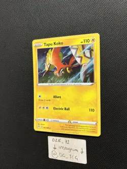 Pokemon Darkness Ablaze - Tapu Koko - 061/189 - Holo Rare - M/NM - Image 4