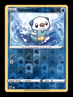 OSHAWOTT 041/189 C ASTRAL RADIANCE POKEMON REVERSE HOLO LP - Image 1