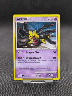 Pokemon TCG Giratina Platinum Base Set 28/127 Cosmos Holo Rare LP/Played - Image 1