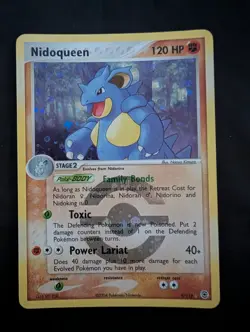 [LP] Nidoqueen 9/112 Reverse Holo Rare Pokemon FireRed & LeafGreen 2004 - Image 1