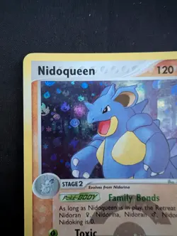 [LP] Nidoqueen 9/112 Reverse Holo Rare Pokemon FireRed & LeafGreen 2004 - Image 2