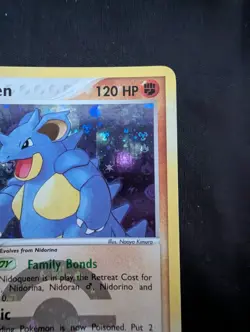 [LP] Nidoqueen 9/112 Reverse Holo Rare Pokemon FireRed & LeafGreen 2004 - Image 3
