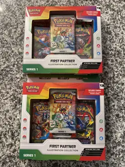 Pokemon TCG First Partner Illustration Collection Series 1 Box Lot of 2 English - Image 2
