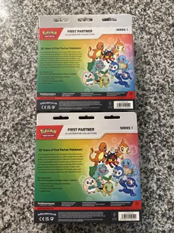 Pokemon TCG First Partner Illustration Collection Series 1 Box Lot of 2 English - Image 3