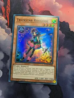 Trickstar Rhodode - FLOD-EN008 - Super Rare Yugioh LP/MP - Image 1