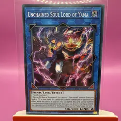 MP24-EN101 Unchained Soul Lord of Yama : Prismatic Secret Rare : 1st Ed YuGiOh - Image 1