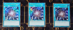 YUGIOH Super Polymerization x3 (CH01-EN033) Ultra Rare 1st Edition Near Mint - Image 1