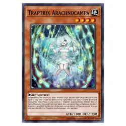 YuGiOh Structure Deck Beware of Traptrix Traptrix Arachnocampa (Super Rare) S... - Image 1