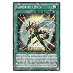 Yu-Gi-Oh! - Legendary Duelists: Season 3 - Favorite Hero (Common) LDS3-EN114 - Image 1