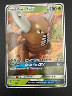 Pokemon Pinsir GX TCG Holo Card 6/68 Ultra Rare Hidden Fates - Image 1