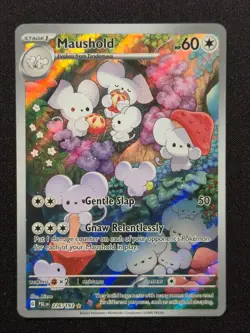 Pokemon TCG Maushold Paldea Evolved Illustration Rare Card 226/193 - Image 1