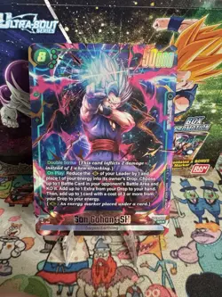 Dragon Ball Super Card Game Fusion World Son Gohan SH FB09-060 SR Alt - Image 1