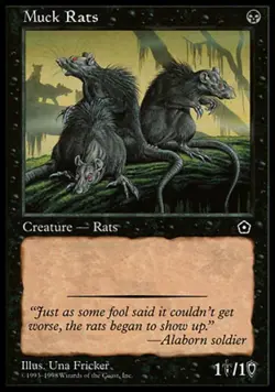 Muck Rats - PO2 MTG - Medium Play - Image 1