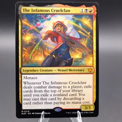 The Infamous Cruelclaw Normal 219 BLB Bloomburrow NM MTG - Image 1
