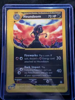 Houndoom Non-Holo Aquapolis 15/147 Pokemon TCG - Raw - Image 1