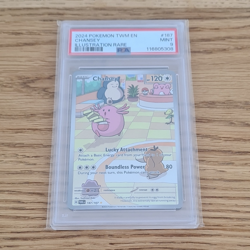 Pokemon TCG Chansey Sv06 Twilight Masquerade 187/167 IR Holo EN PSA 9 - Image 1