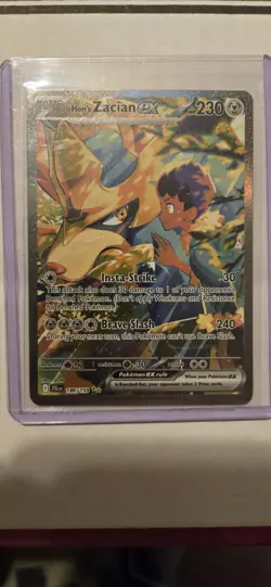 Pokemon Hops Zacian EX 186/159 Journey Together Special Illustration - Image 1