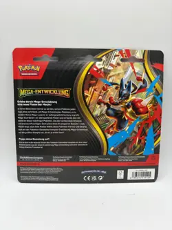 Pokemon Mega Entwicklung 3-Pack Blister - Enton - DEUTSCH - NEU, vom Handler! - Image 2