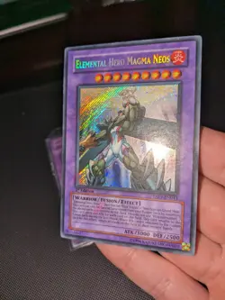 Elemental Hero Magma Neos TAEV-EN043 Secret 1st Ed Yugioh LP - Image 2