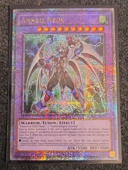 BLMR-EN002 Armed Neos :: Quarter Century Secret Rare 1st Edition NM YuGiOh Card - Image 1