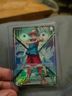 One Piece OP16-022 Monkey D Luffy Alt Art Leader OP16 THE TIME OF BATTLE - Image 1