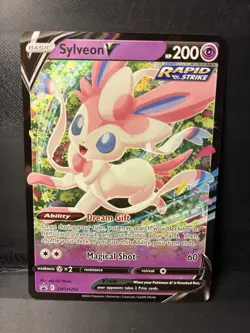 Sylveon V SWSH202 Pokemon TCG Promo SWSH: Sword & Shield Promo Cards Near Mint - Image 1