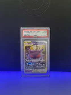 PSA 10 - Gengar & Mimikyu GX 038/095 Tag Bolt - Japanese Tag Team Pokemon TCG - Image 1