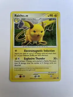Raichu - DP21 - Pokemon Diamond & Pearl Promo Holo Card - LP/MP - Image 1
