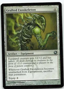Grafted Exoskeleton 162/249 Scars of Mirrodin Uncommon NM MTG - Image 1