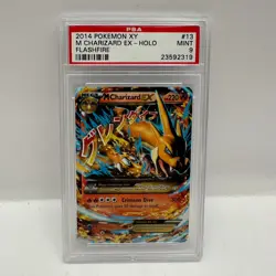2014 Pokemon XY M Charizard EX - Holo Flashfire 13/106 (PSA Mint 9) - Image 1