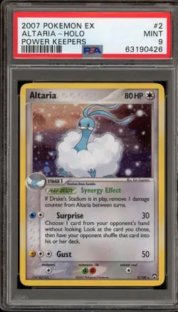 Pokemon Altaria EX Power Keepers Holo Rare #2 PSA 9 Mint - Image 1