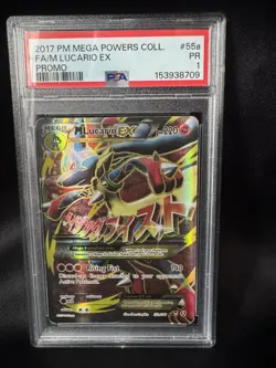 M Lucario EX - 55a/111 Full Art Promo Pokemon - PSA 1 - Image 1