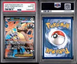2025 Mega Kangaskhan ex 164/132 Ultra Rare Pokemon Mega Evolution PSA 10 - Image 1