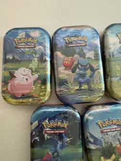 Pokemon TCG - Ascended Heroes Mini Tin Art Set Factory Sealed/New Lot Of 5 Tins - Image 3