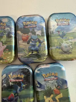 Pokemon TCG - Ascended Heroes Mini Tin Art Set Factory Sealed/New Lot Of 5 Tins - Image 4