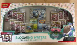 Pokemon TCG Scarlet & Violet 151 Blooming Waters Premium Collection Box Sealed - Image 1