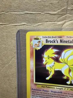 🔥Pokemon TCG 2000 Brock's Ninetales Unlimited Holo Rare Gym Challenge 3/132 - Image 5