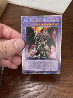 Yugioh Red-Eyes Dark Dragoon RA02-EN021 Platinum Secret Rare 1st Edition NM - Image 5