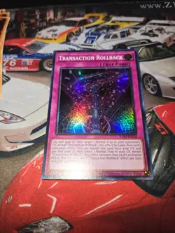 Yu-Gi-Oh! Transaction Rollback(SupR) RA04-EN105 Quarter Century Stampede 1st Edi - Image 1