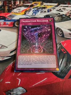 Yu-Gi-Oh! Transaction Rollback(SupR) RA04-EN105 Quarter Century Stampede 1st Edi - Image 2