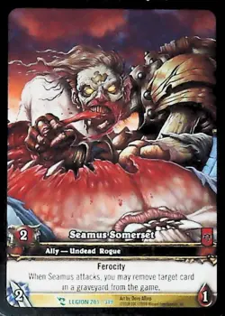 World of Warcraft TCG Seamus Somerset (Extended Art) - March of the Legion 201/3 - Image 1