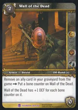 World of Warcraft TCG Wall of the Dead - Heroes of Azeroth 302/361 - Image 1