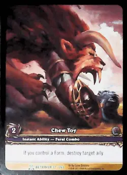 World of Warcraft TCG Chew Toy (Extended Art) - Servants of the Betrayer 37/264 - Image 1