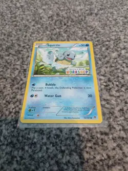 Squirtle Build-A-Bear Workshop 14/101 Stamped Promo Pokemon Card TCG - Image 1