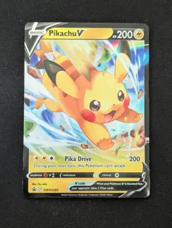 Pikachu V - SWSH285 Promo SWSH: Sword & Shield Promo Cards Holo SWSD - Image 1